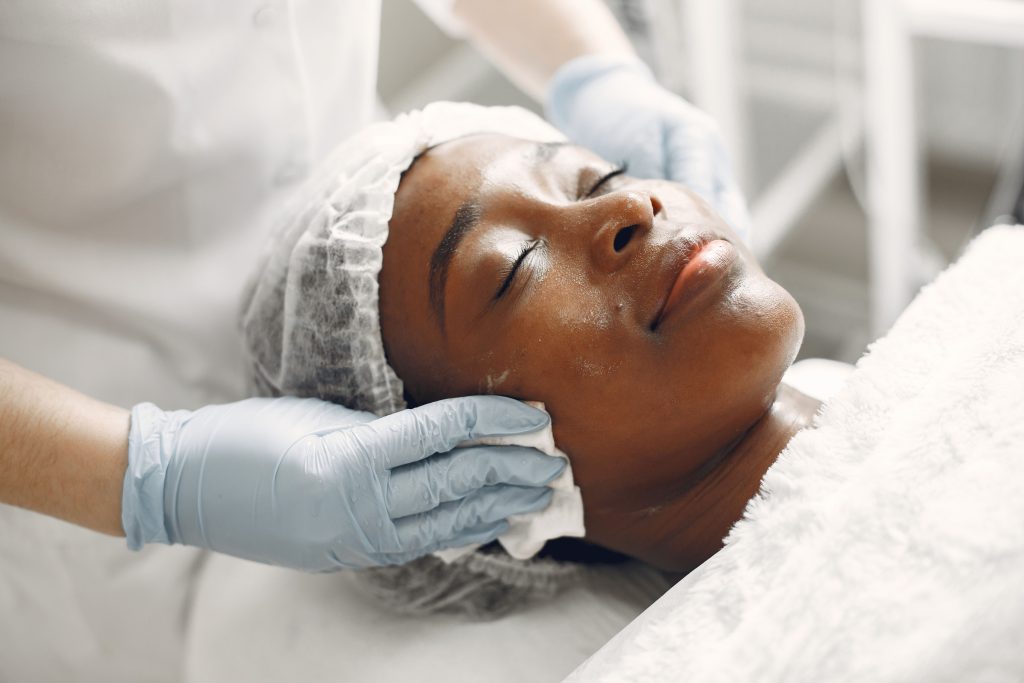 Hydrafacial in Dubai after results on client skin